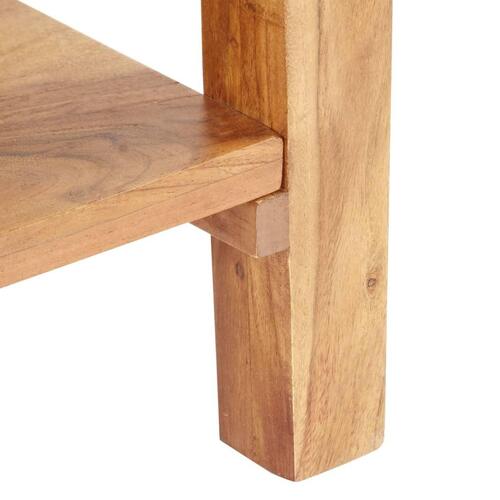 Konsolbord massivt akacietræ 100 x 40 x 76 cm