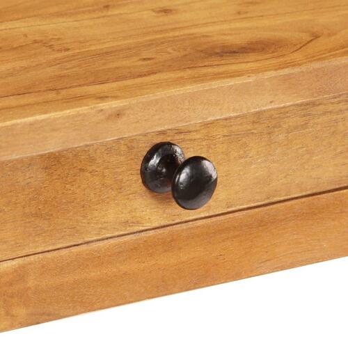 Konsolbord massivt akacietræ 100 x 40 x 76 cm