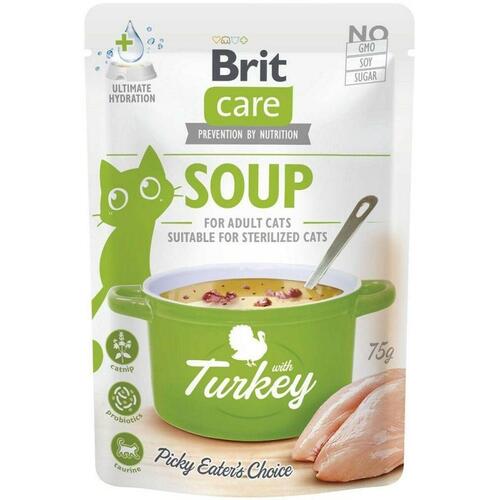 Snack for Cats Brit Care Soup Kalkun