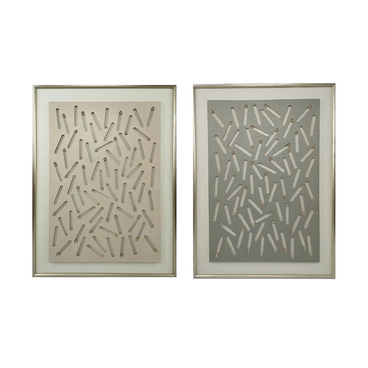 Håndmalet lærred - moderne vægdekoration, 90 × 120 cm