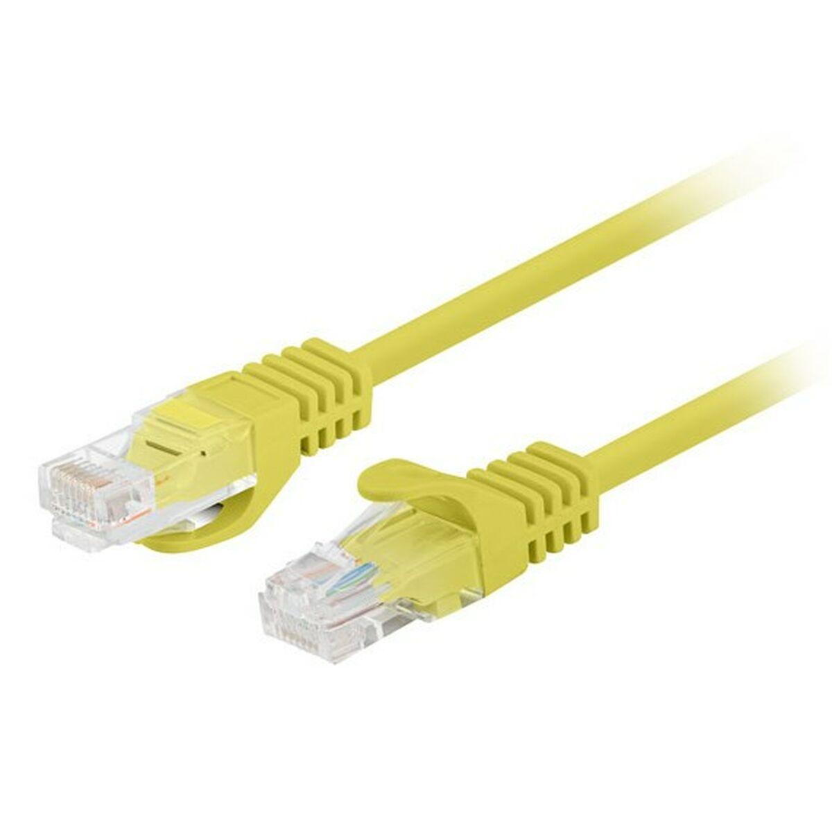 UTP kategori 6 stift netværkskabel Lanberg PCU6-20CC-0300-Y Gul 3 m