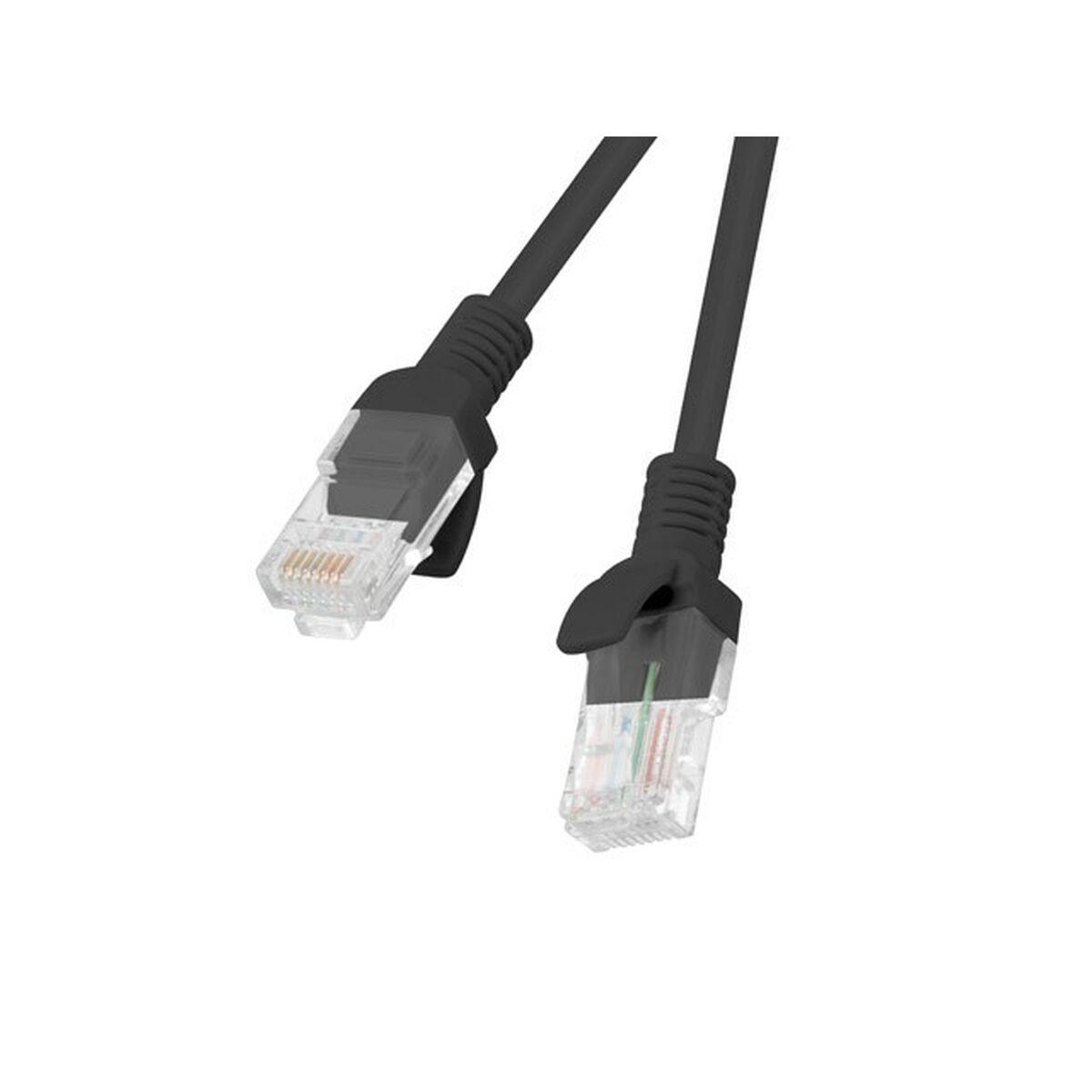 UTP kategori 6 stift netværkskabel Lanberg PCU6-20CC-0150-BK Sort 1,5 m
