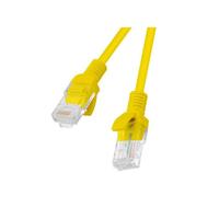 UTP kategori 5 stift netværkskabel Lanberg PCU5-20CC-0025-Y Gul 25 cm