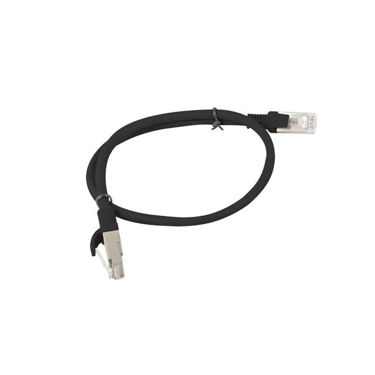 UTP kategori 6 stift netværkskabel Lanberg PCU6-20CC-0050-BK Sort 50 cm