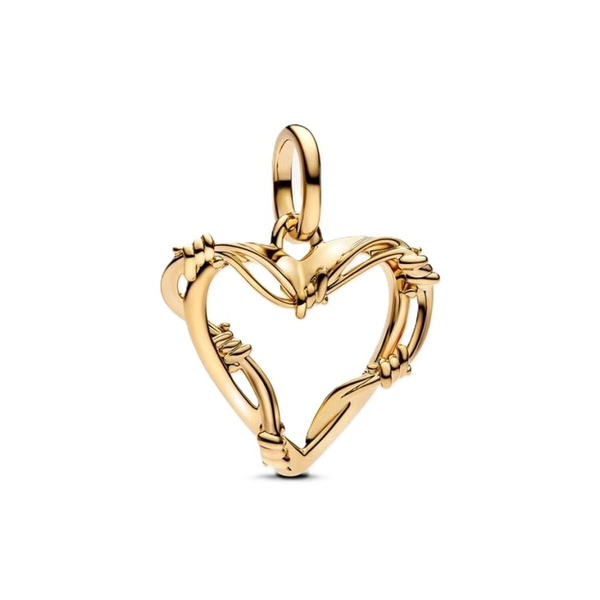 Pandora hjertevedhæng 762526C00 - gylden charm