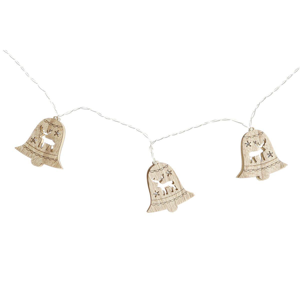 LED guirlande - rensdyr, brun, 6,5 × 1,4 × 5,8 cm