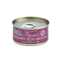Kattemad FISH4DOGS Mackerel with anchovy Fisk 70 g