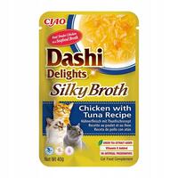 Snack for Cats Inaba Dashi Delights Silky Broth Chicken with Tuna Kylling 40 g