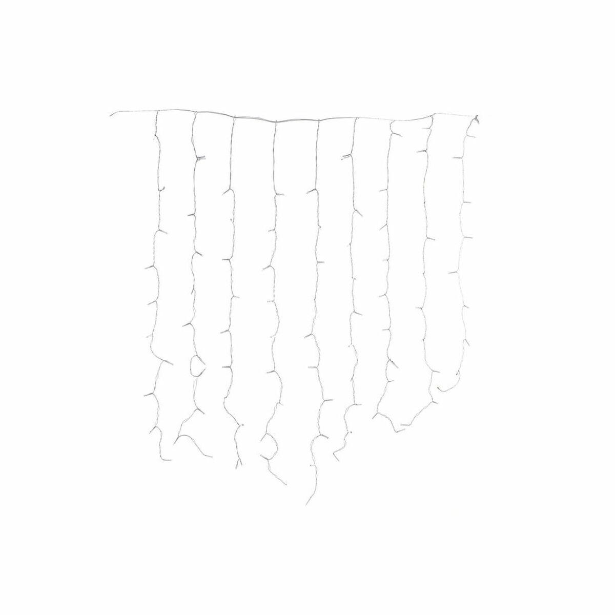 LED gardin - Blå, 100 × 1 × 100 cm