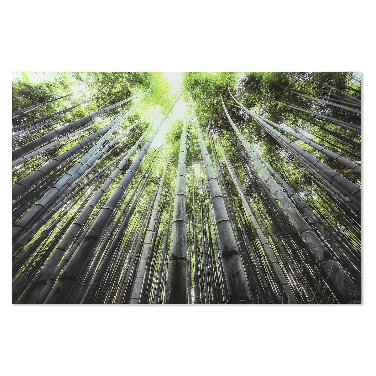 Vægmaleri i hærdet glas - 150 × 100 cm, grøn