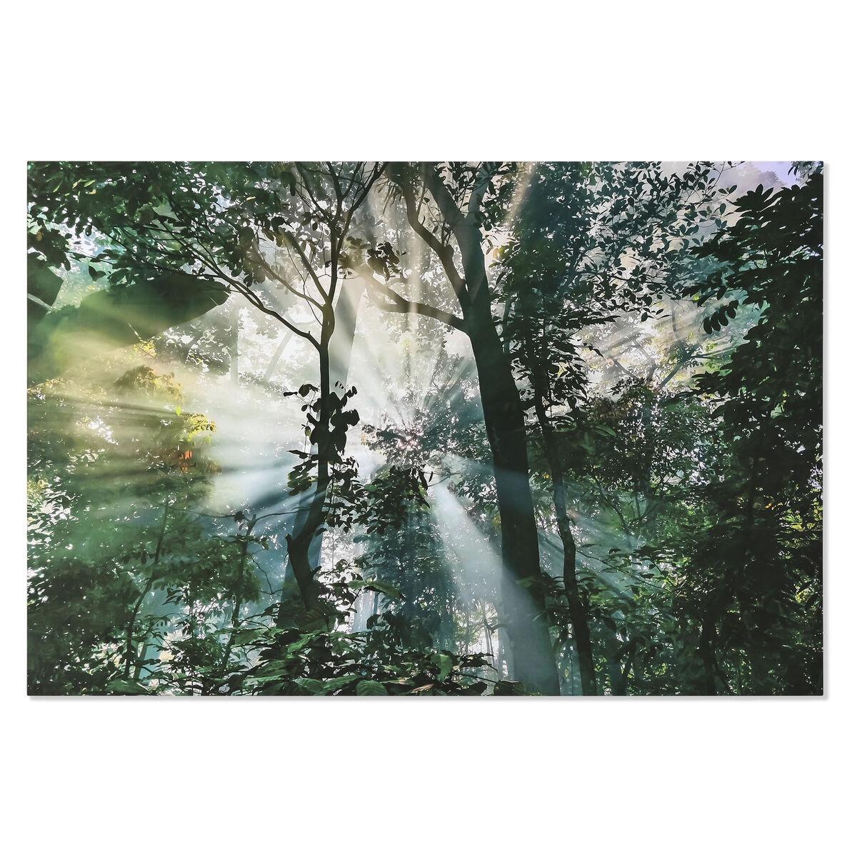 Vægbillede i hærdet glas - 150 × 100 cm, grøn