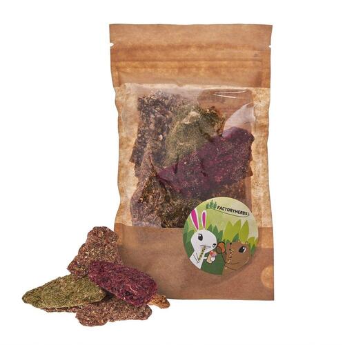 Kaninfoder Factoryherbs Chinchilla Skildpadde Gnavere Parakit Kanariefugl Fugle 50 g