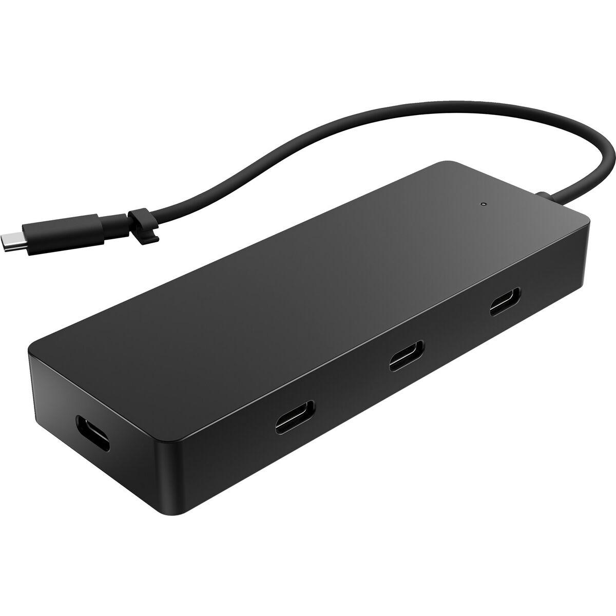 USB Hub HP 6G843AA Sort