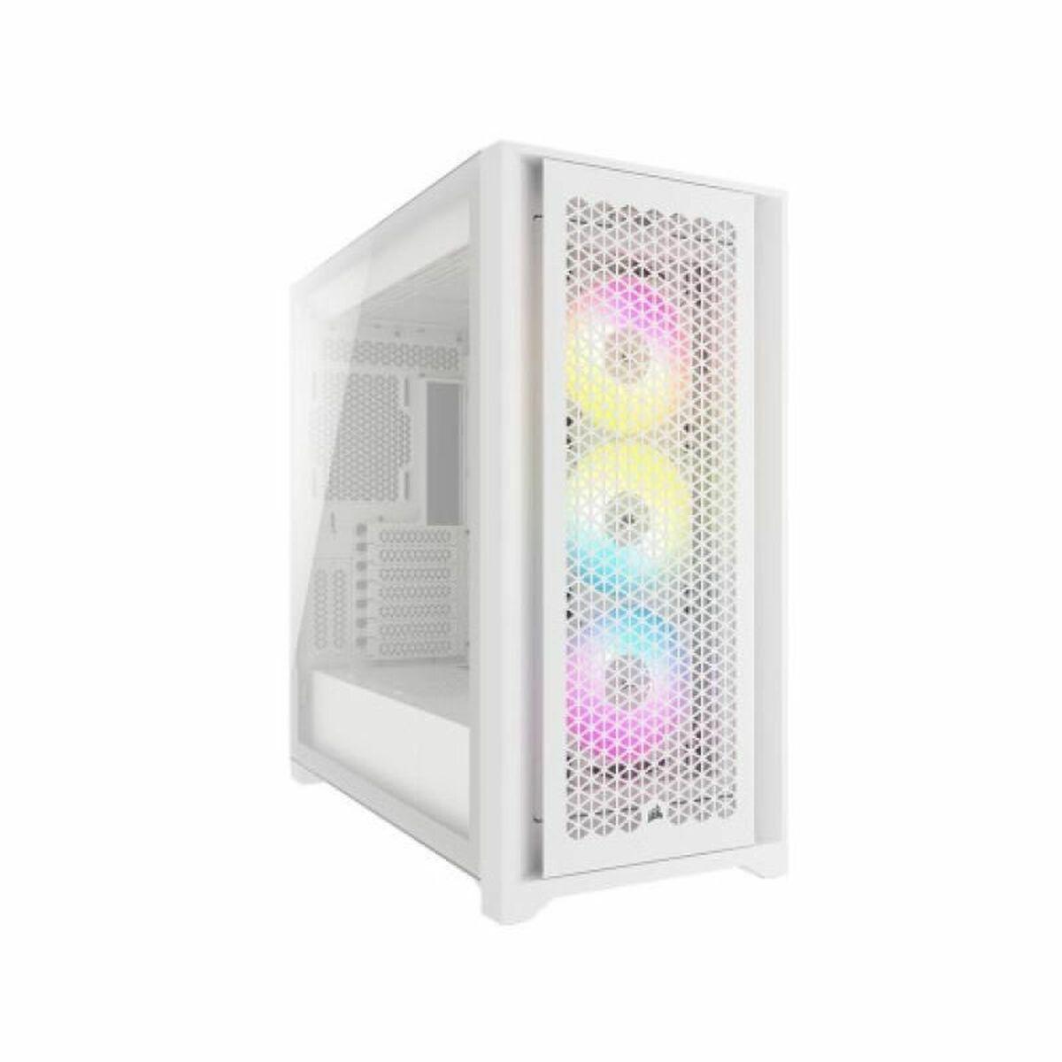 ATX Semi-tårn kasse Corsair 5000D RGB Hvid Multifarvet