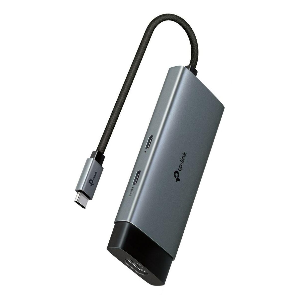 USB-kabel TP-Link UH5020C 100 W Sort Grå