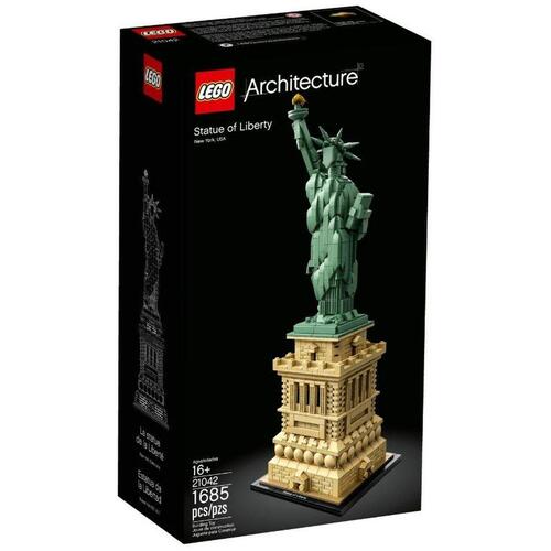 Konstruktionsspil Lego Estatua de la Libertad Multifarvet 1685 Dele