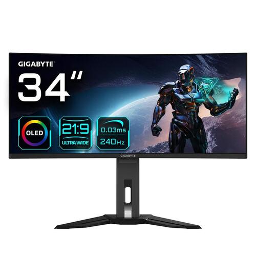 Skærm Gigabyte MO34WQC2 Wide Quad HD 34"