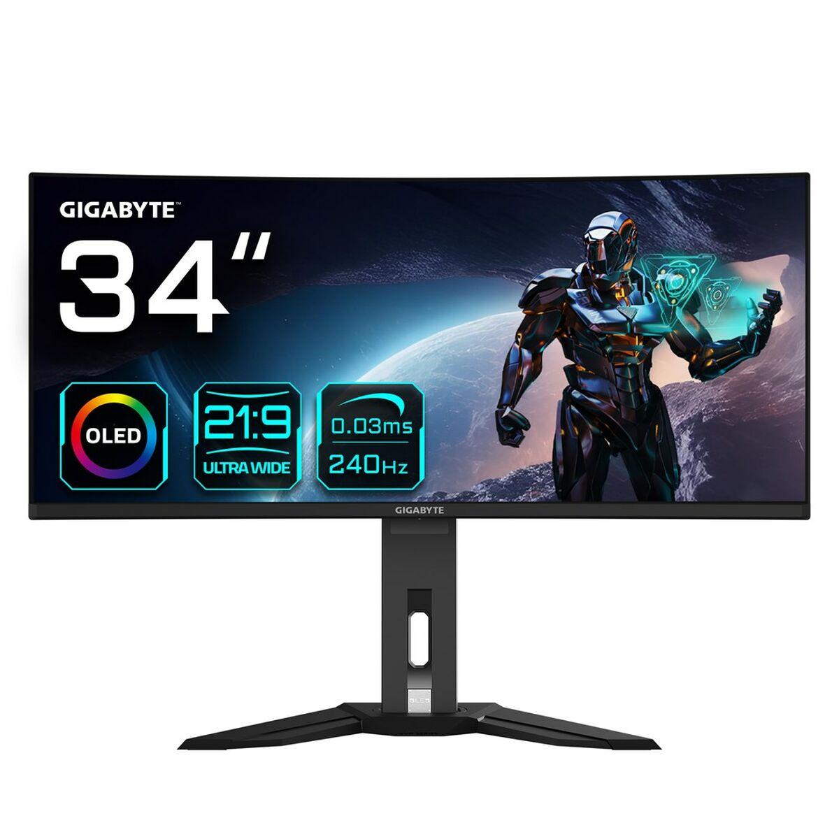 Skærm Gigabyte MO34WQC2 Wide Quad HD 34"