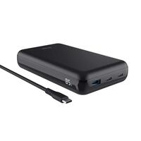 Powerbank Trust 25240 Sort 20000 mAh