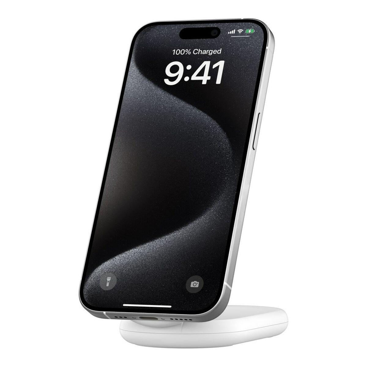 Trådløs oplader Belkin WIB007HQWH Hvid 15 W (1 enheder)