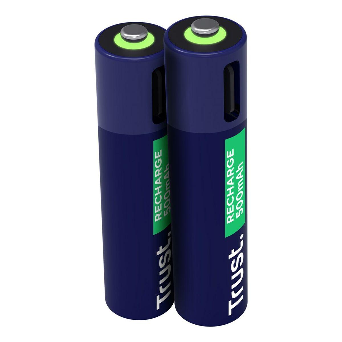 Batterier Trust 25585 500 mAh AAA 3,7 V (2 enheder)