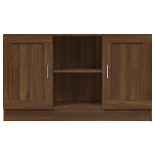 Skænk 120x30,5x70 cm konstrueret træ brun egetræsfarve (OUTLET B)