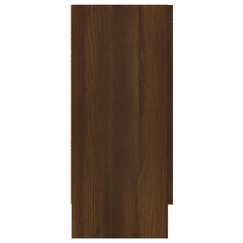 Skænk 120x30,5x70 cm konstrueret træ brun egetræsfarve (OUTLET B)