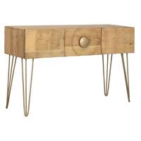 Konsol Home ESPRIT Gylden 120 x 38 x 76 cm