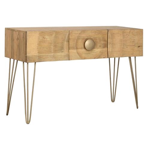 Konsol Home ESPRIT Gylden 120 x 38 x 76 cm