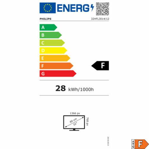 TV Philips 32" HD LED D-LED (OUTLET A)