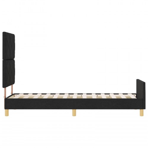 Sengestel Sort 80x200 cm Stof