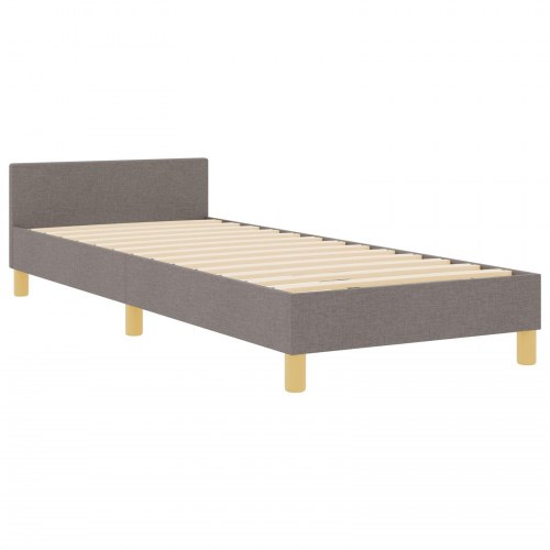 Sengestel Taupe 80x200 cm Stof