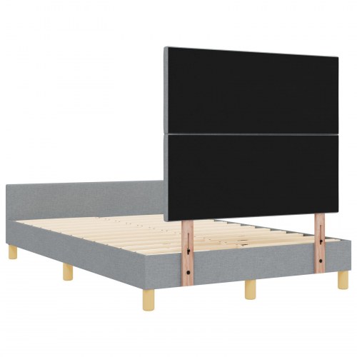 Sengeramme Lys Grå 120x200 cm Stof