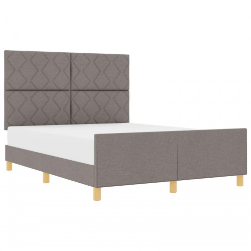 Sengestel Taupe 140x190 cm Stof
