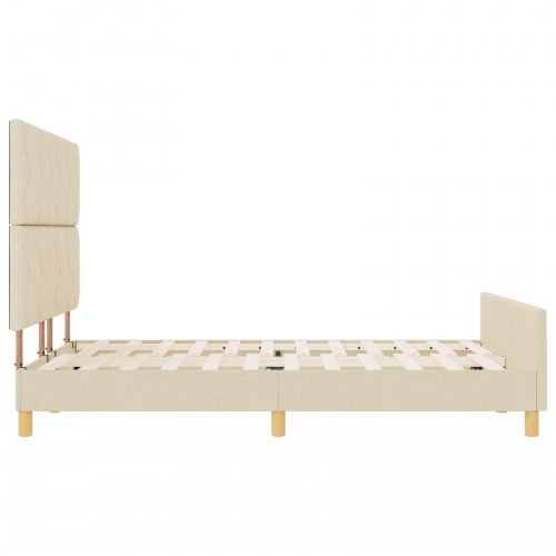 Cremefarvet Sengebund - 140x190 cm