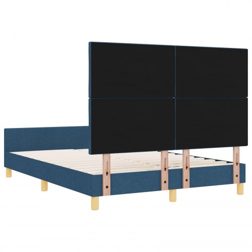 Sengefod Blå 140x190 cm Stof