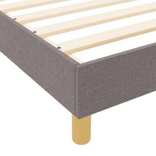 Taupe Stof Sengebund 140x200 cm