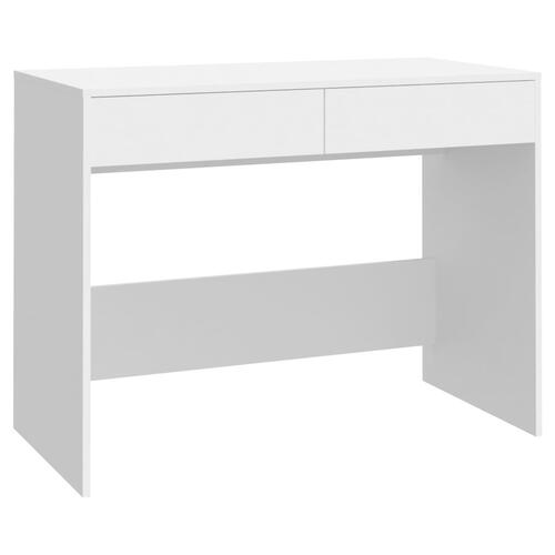 Skrivebord 101x50x76,5 cm spånplade hvid (OUTLET A)