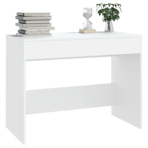 Skrivebord 101x50x76,5 cm spånplade hvid (OUTLET A)
