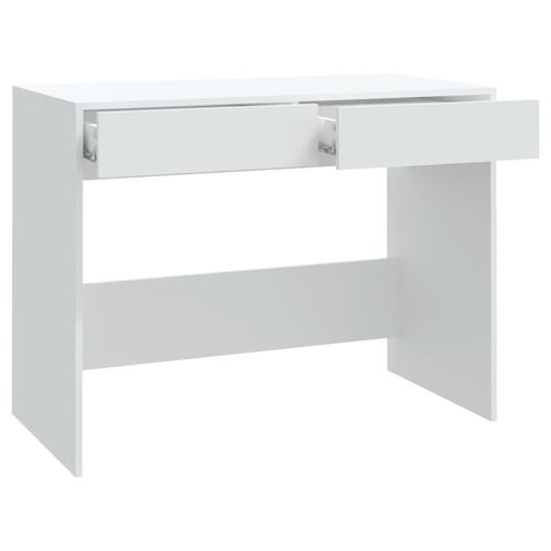 Skrivebord 101x50x76,5 cm spånplade hvid (OUTLET A)