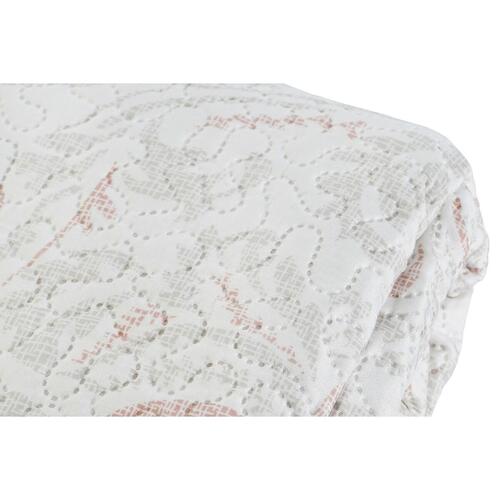 Sengetæppe (vattæppe) DKD Home Decor Brun Beige Seng 180 270 x 270 x 1 cm