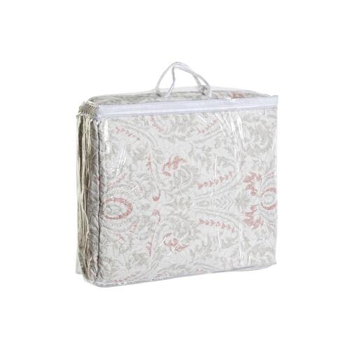 Sengetæppe (vattæppe) DKD Home Decor Brun Beige Seng 180 270 x 270 x 1 cm