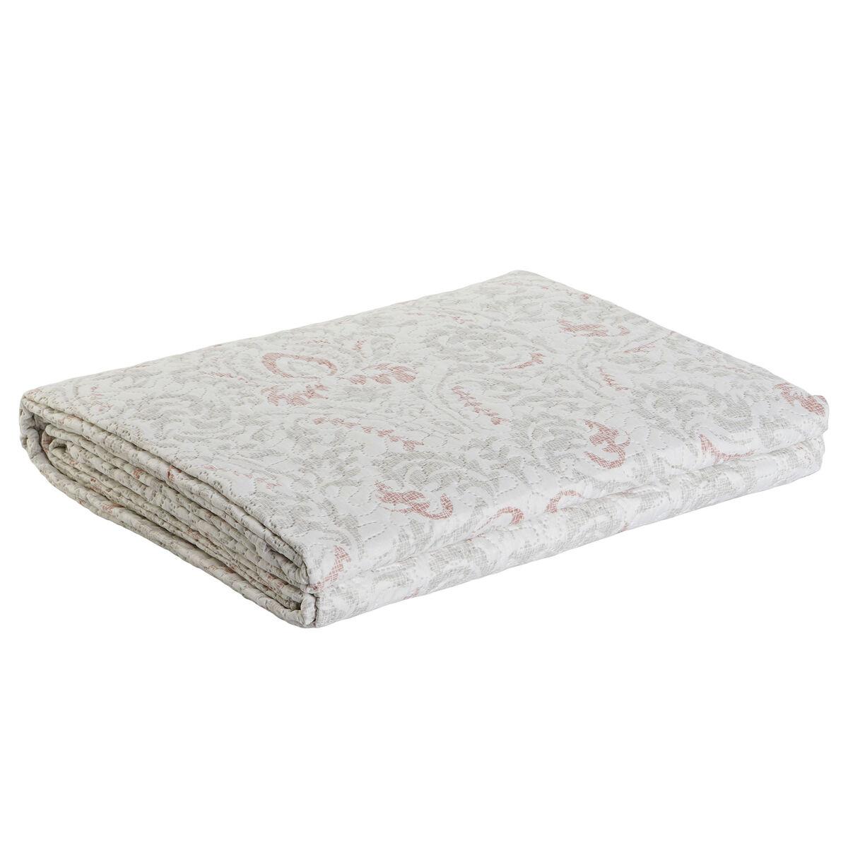 Sengetæppe (vattæppe) DKD Home Decor Brun Beige Seng 90/105 180 x 260 x 1 cm