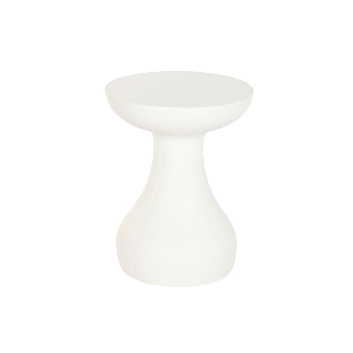 Sofabord - hvid, 40 × 40 × 50,5 cm