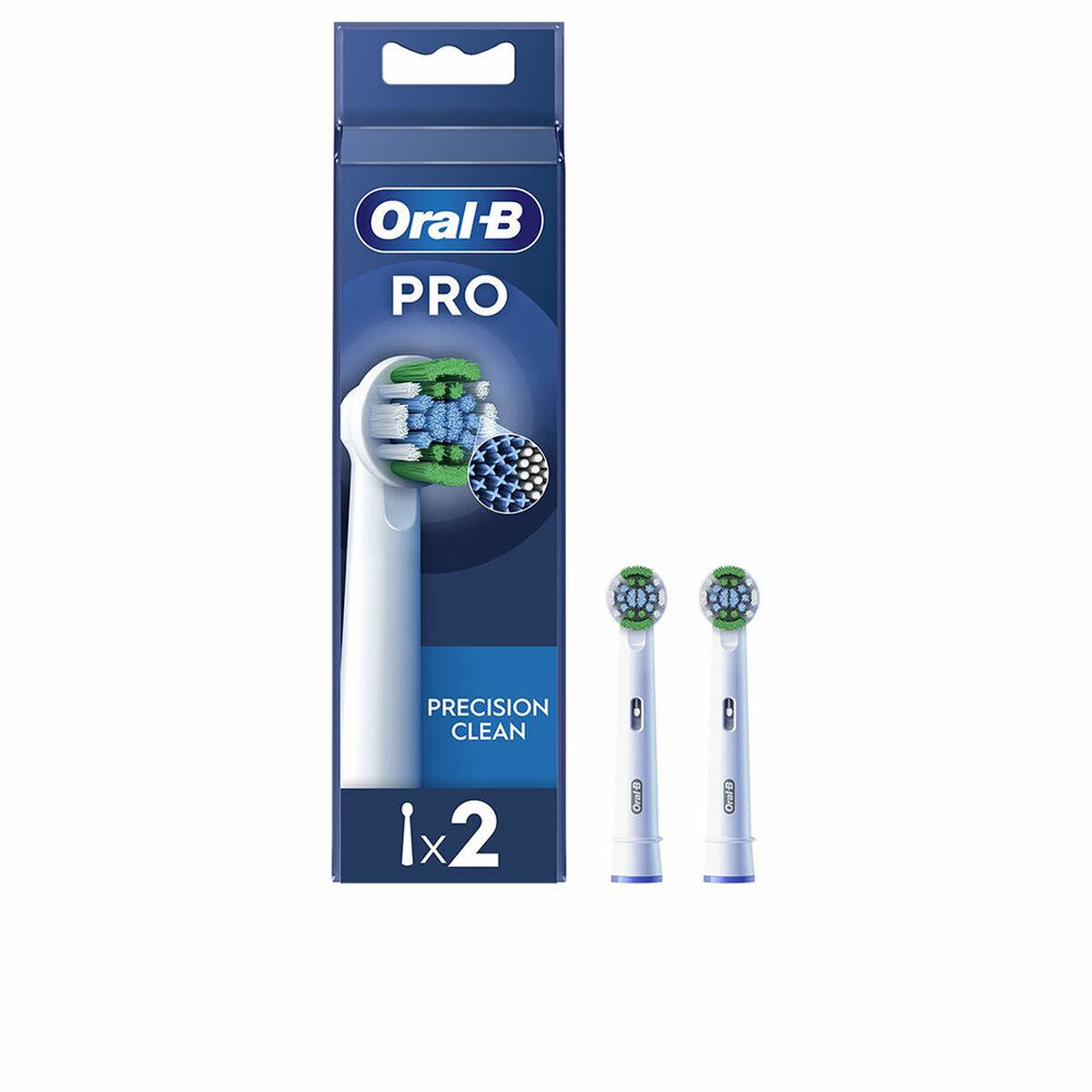 Oral-B Precision Clean tandbørstehoveder - 2 stk., hvid