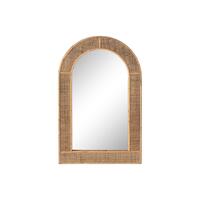 Vægspejl Home ESPRIT Natur Scandi 60 x 2 x 94,5 cm