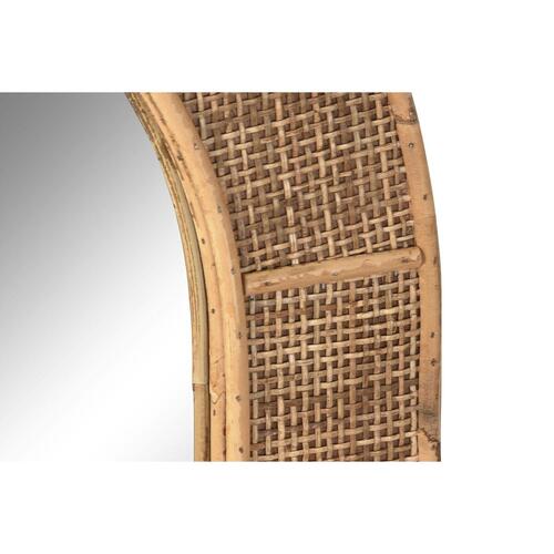 Vægspejl Home ESPRIT Natur Scandi 60 x 2 x 94,5 cm