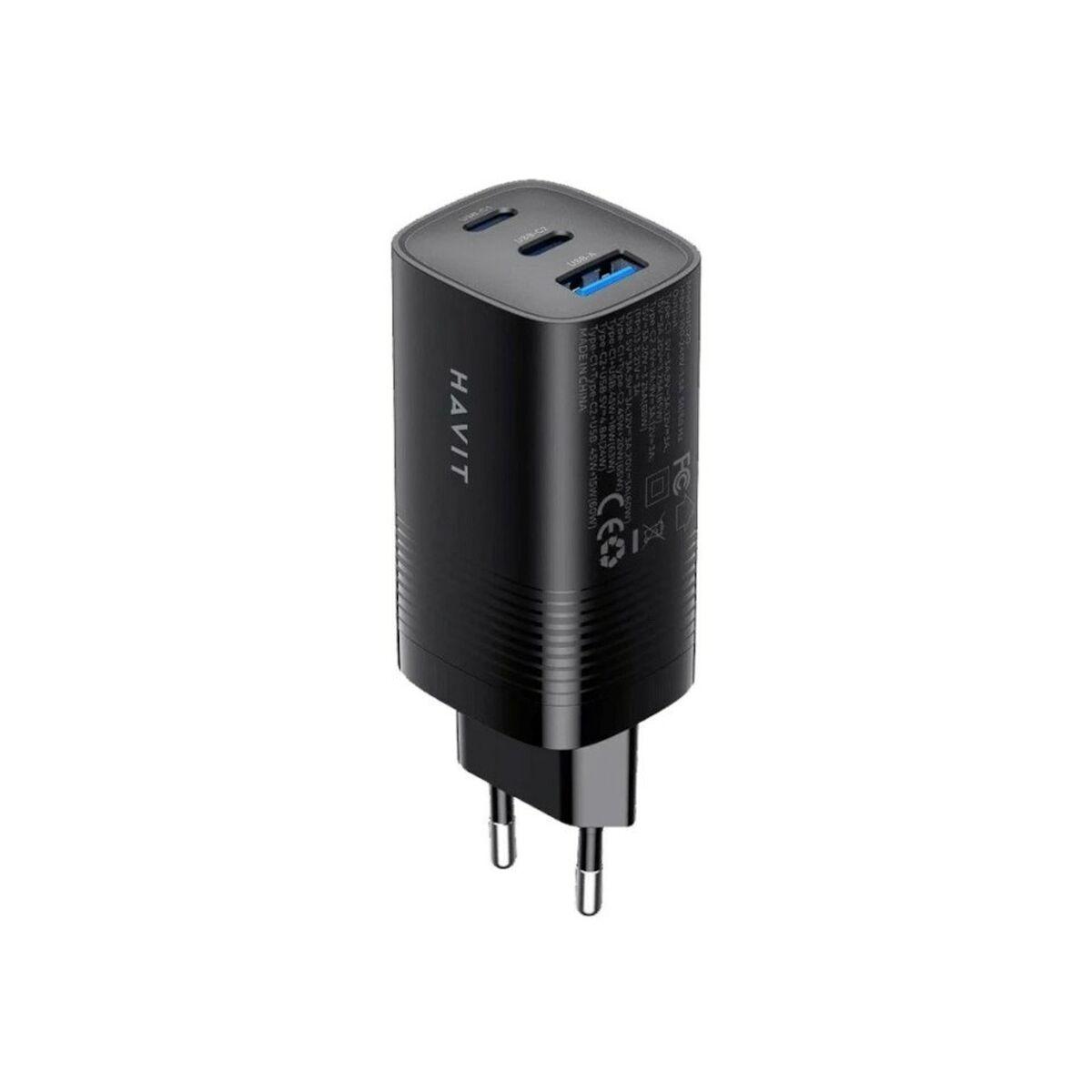 Vægoplader Havit UC20 EU Sort 65 W (1 enheder)
