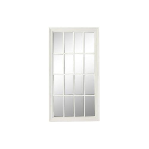 Vægspejl Home ESPRIT Hvid Vindue 68 x 4 x 128 cm