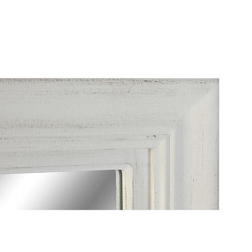 Vægspejl Home ESPRIT Hvid Vindue 68 x 4 x 128 cm